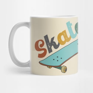 Retro skateboard Mug